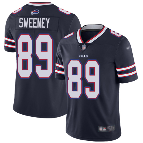 Men Buffalo Bills 89 Tommy Sweeney Limited Navy Blue Inverted Legend NFL Jersey
